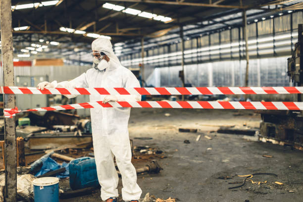 Professional Biohazard technician working in Roanoke, IL